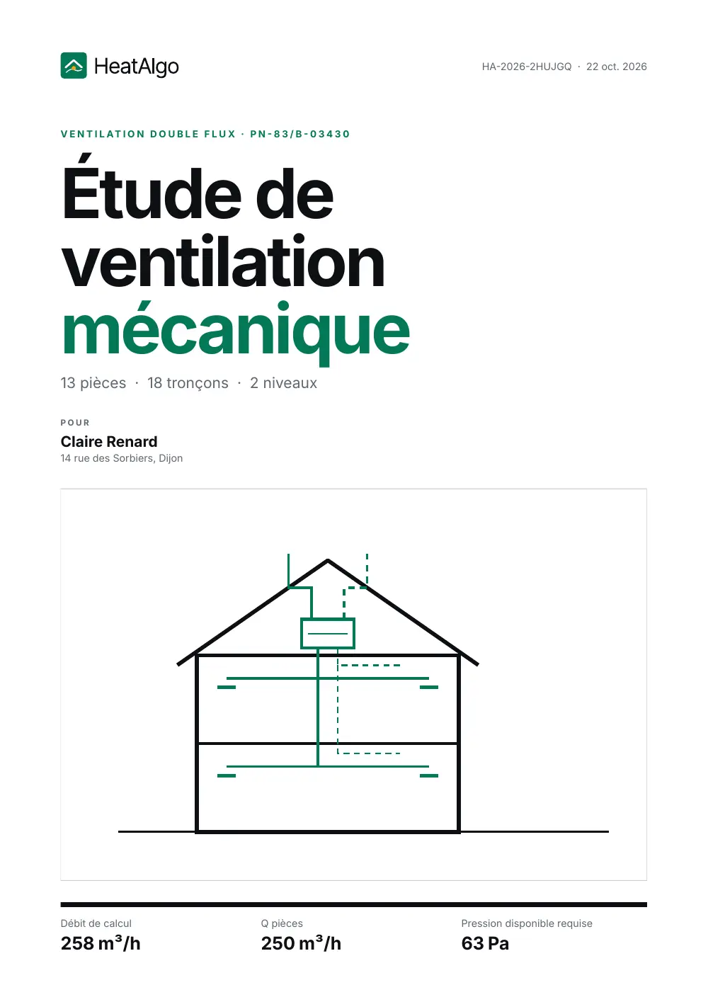 Rapport - VMC double flux, 1/14