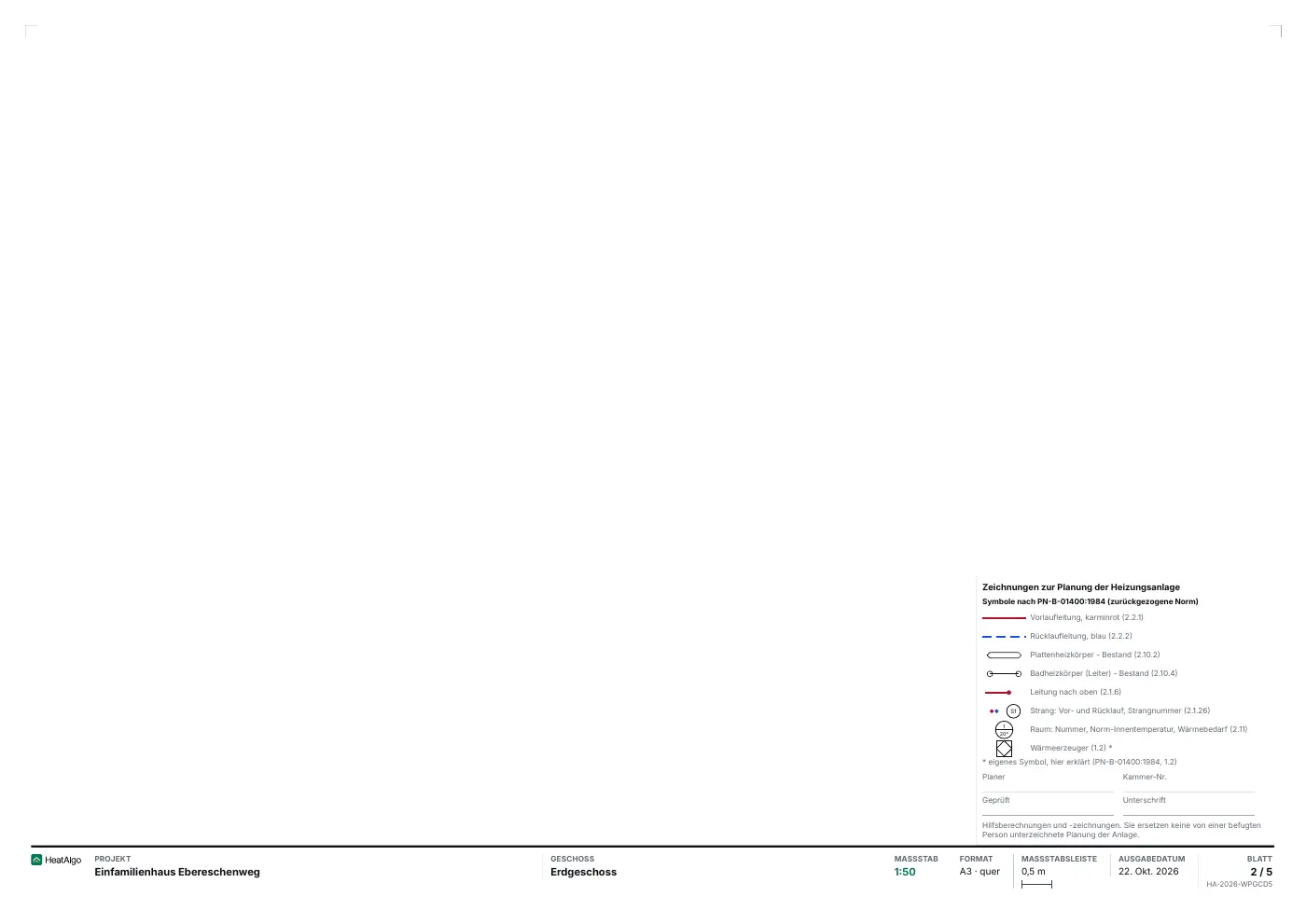 Installationszeichnungen - Heizkörper (Beta), 2/5