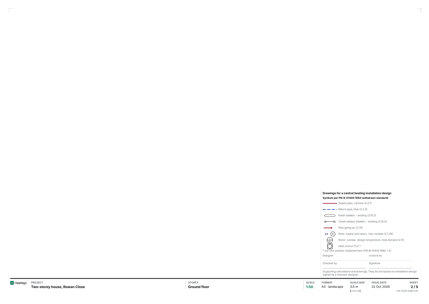 Installation drawings - Radiators (beta), 2/5